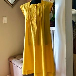 Vintage Addenda’s Gambit Yellow Shift Dress